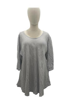 Afbeelding in Gallery-weergave laden, dames asymmetrische tuniek met lange mouwen - shirt 2289 - Moonshine
